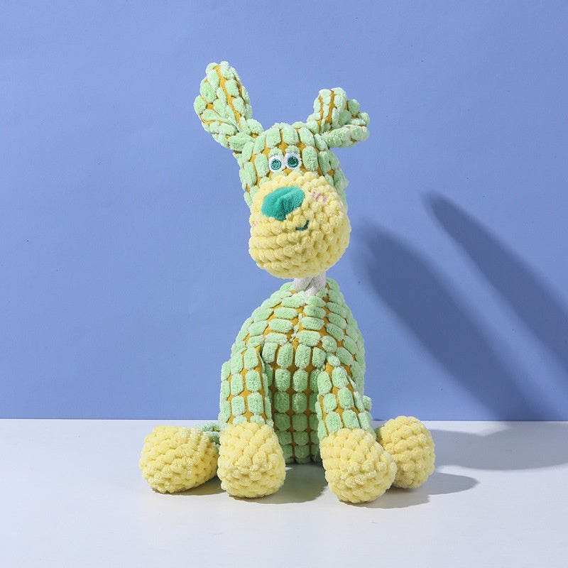 Interactive Plush Dog Bite Toy