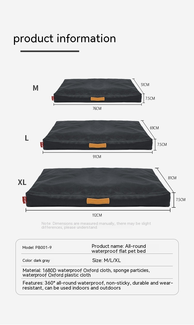 Kennel Bed Sponge Pet House Scratch-Resistant Non-Slip