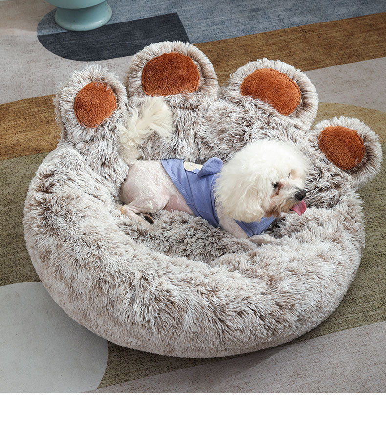 Plush Winter Dog Bed