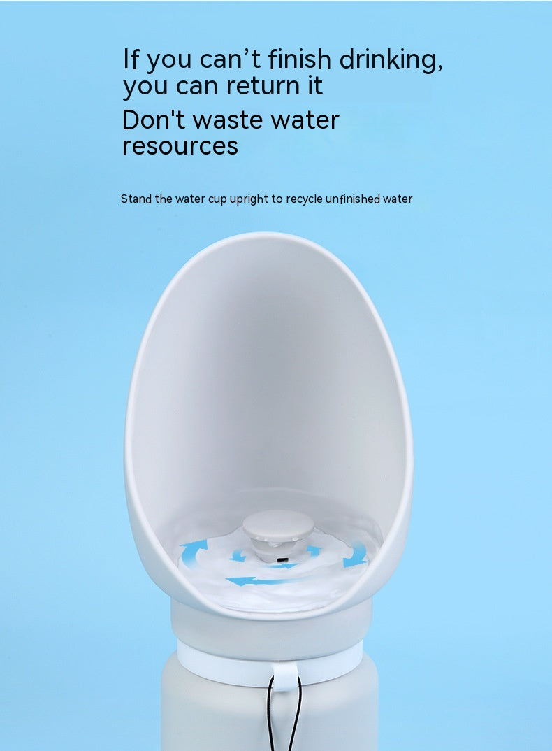 Outdoor Portable Large-Capacity Water Cup Silicone Foldable Drinking Water Bottle For Pets