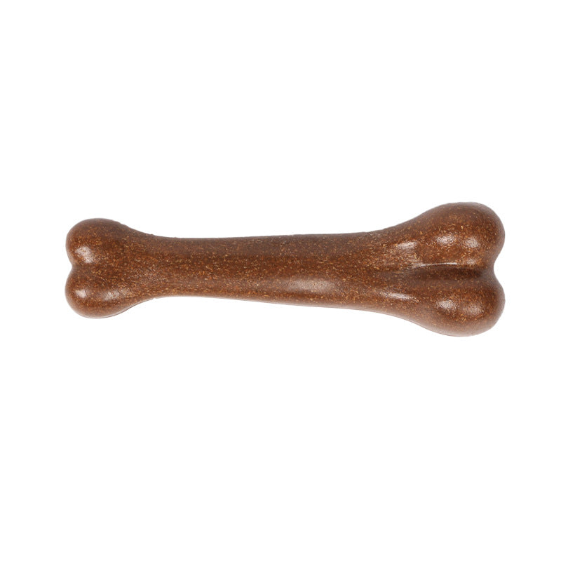 Pet Beef Flavor Simulation Bone Bite-Resistant Molar Interactive Reward Molar Toy