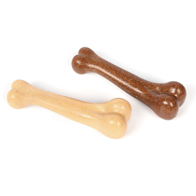 Pet Beef Flavor Simulation Bone Bite-Resistant Molar Interactive Reward Molar Toy
