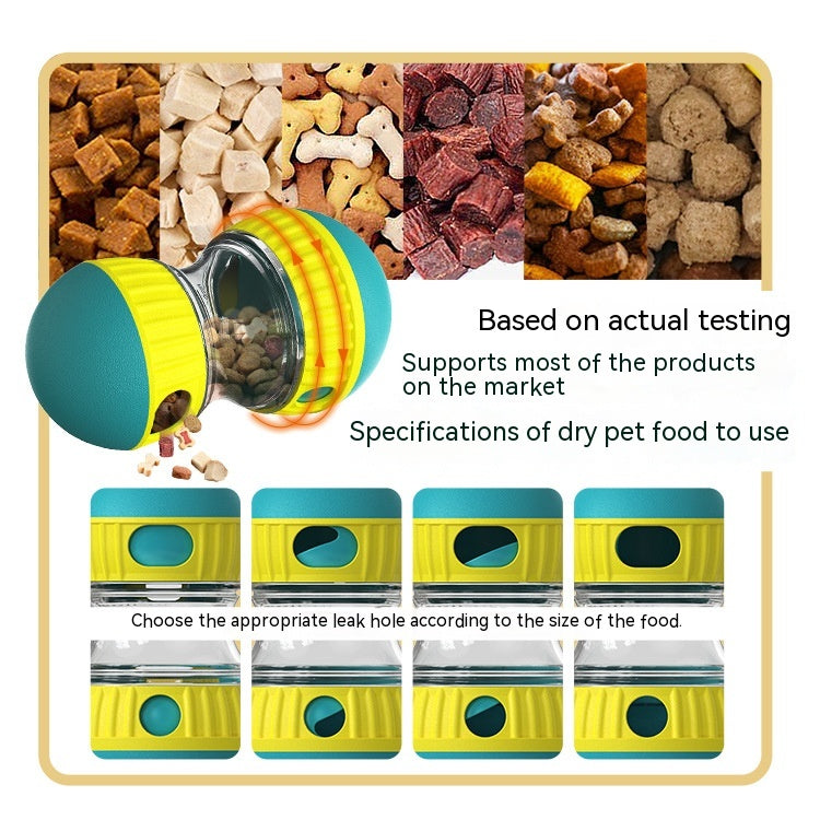 Food Dispensing Dog Toy Tumbler Leaky Food Ball Puzzle Toys Interactive Slowly Feeding Protect Stomach Increase Intelligence Pets Toy Pet Pr