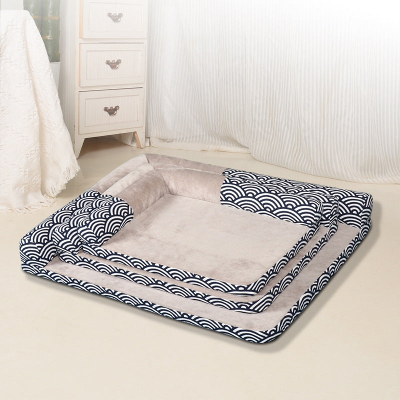 Pet Bed Four Seasons Cathouse Doghouse Sofa Mat