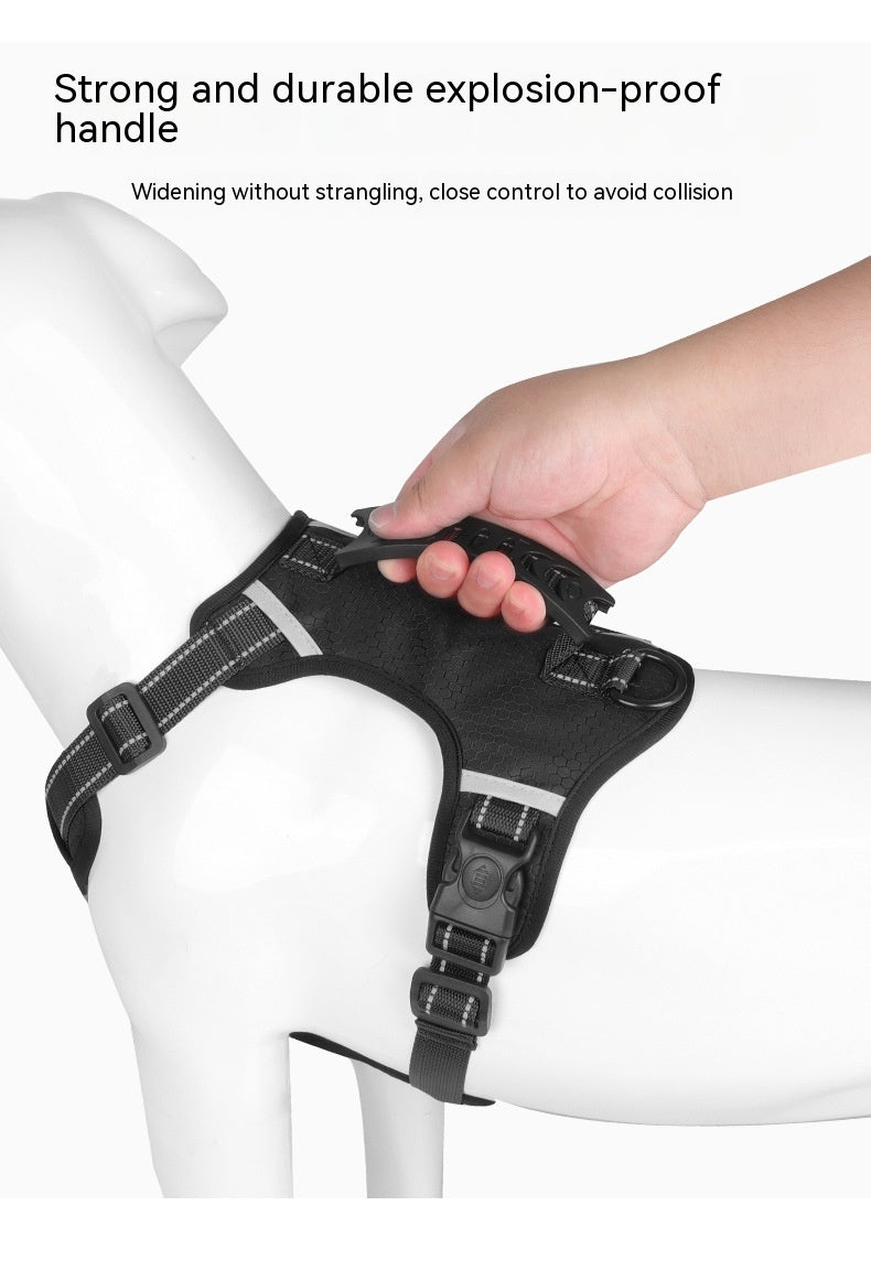 Pet Hand Holding Rope Vest-Style Explosion-Proof Reflective