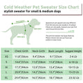 Dog Turtleneck Clothes Autumn And Winter Clothing Solid Color Knitted Sweater