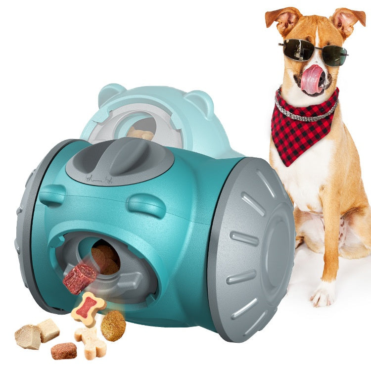 Pet Supplies Rocking Non-Inverted Food Leakage Bear Educational Dog Toy
