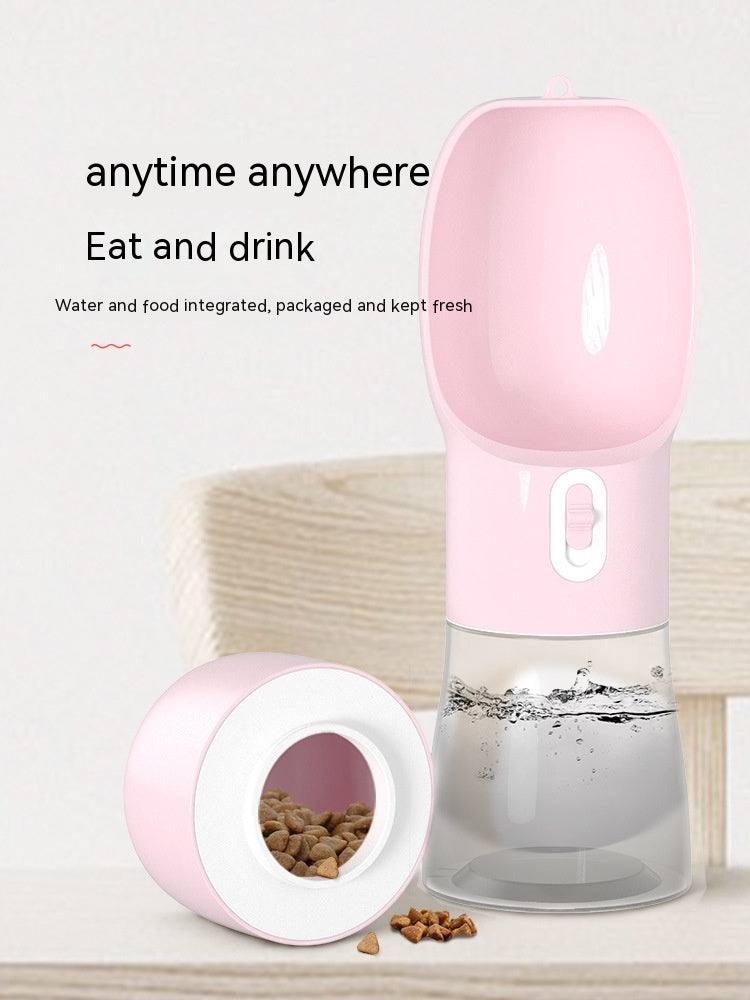 Pet Outdoor Drinking Glass Multifunctional Portable Cup Portable Water Food Cup Dog Drinking Cup