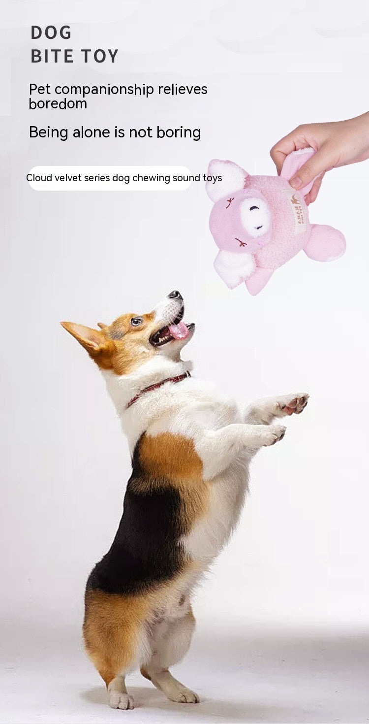 Plush Molar Bite-Resistant Dog Toy