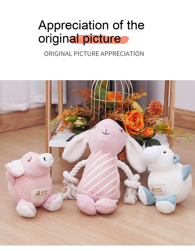 Plush Molar Bite-Resistant Dog Toy