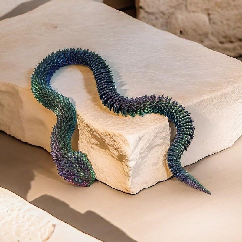 Snake-Shaped High-Fidelity Fun Ornaments Creative Animal-Shaped Living Room And Study Decorations