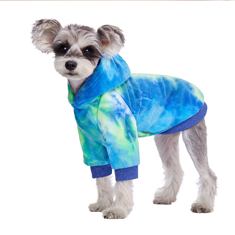 Tie-Dye Dog Hoodie