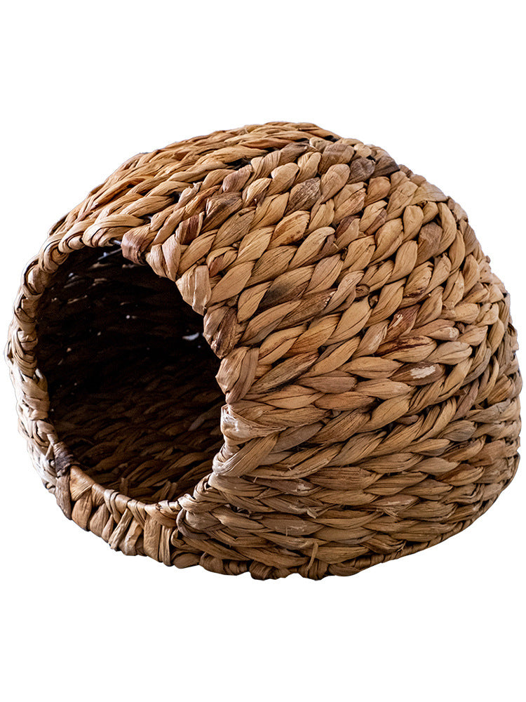 Natural Handmade Straw Breathable Pet Nest