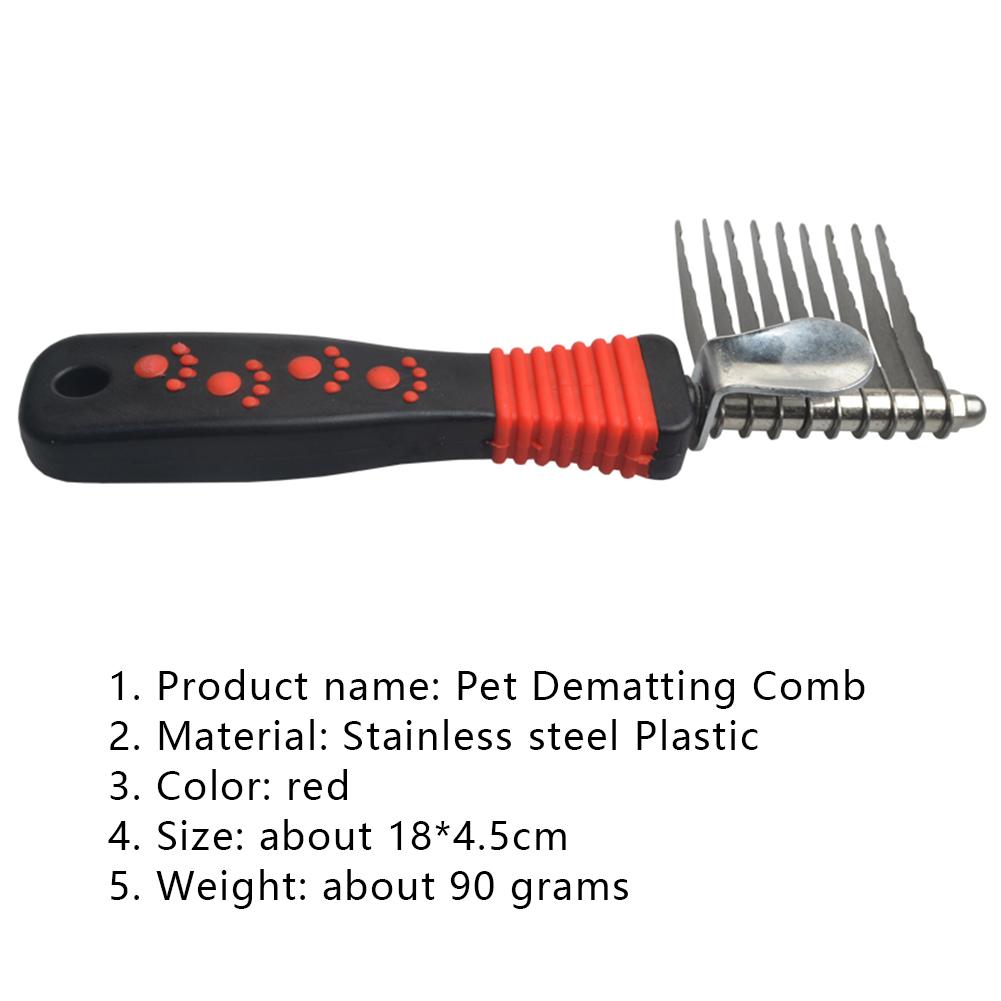 Stainless Steel Blade Pet Comb