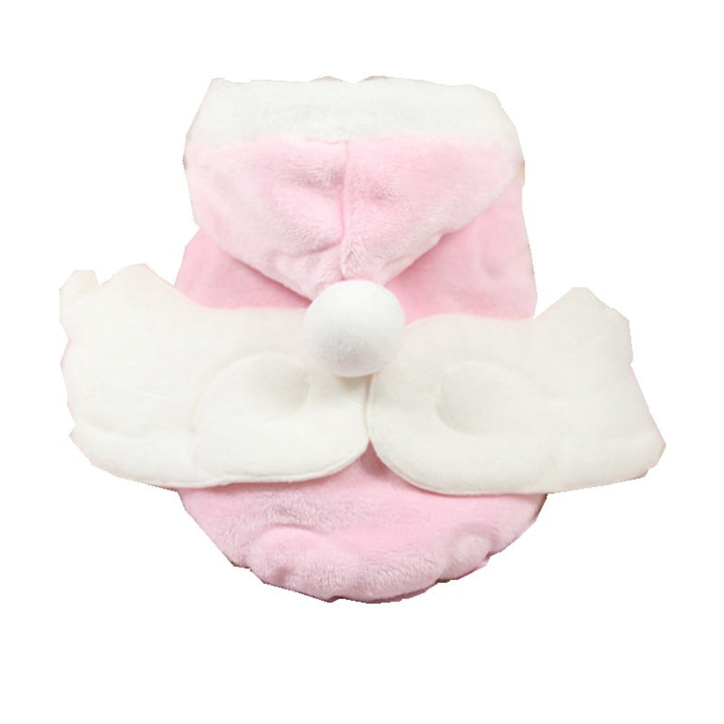 Angel Wings Ball Ball Flannel Coat