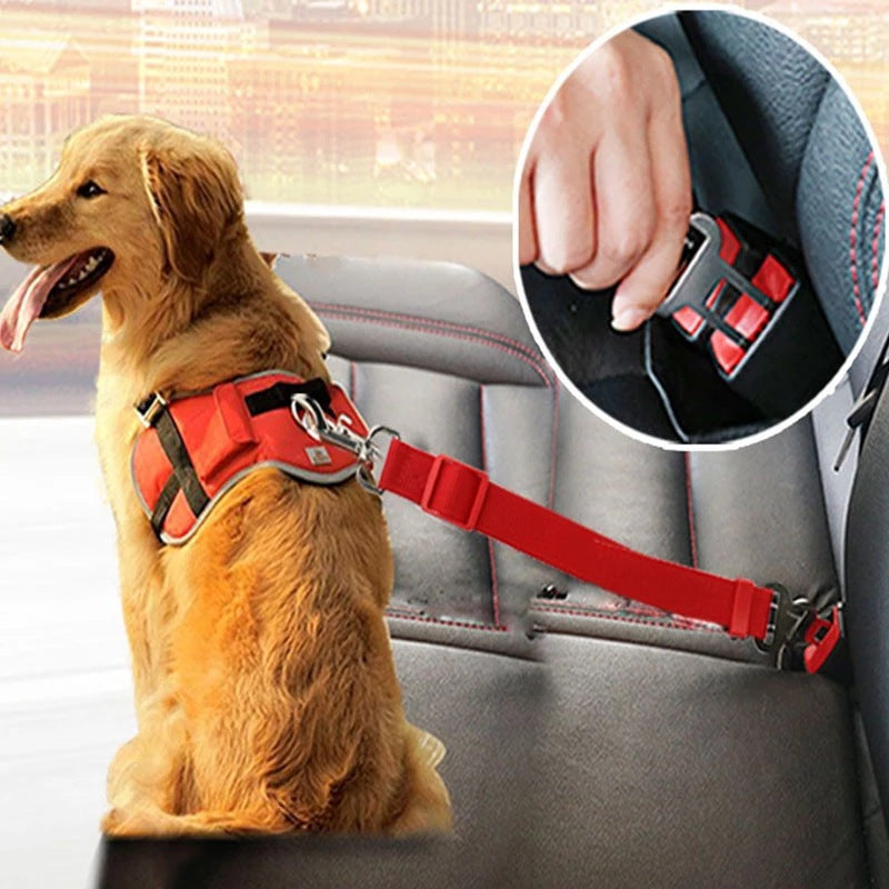 Retractable Pet Car Seat Belt Rope