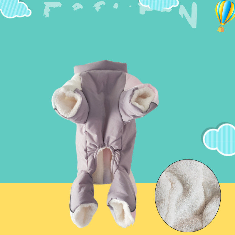 Dog Clothes Autumn Winter Cotton Padded Clothes