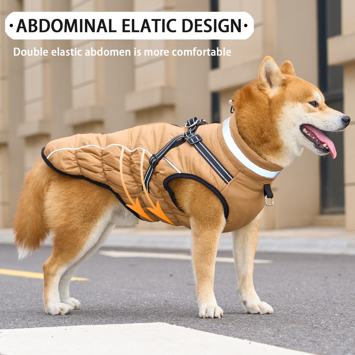 Warm Reflective Waterproof Fleece Pet Coat