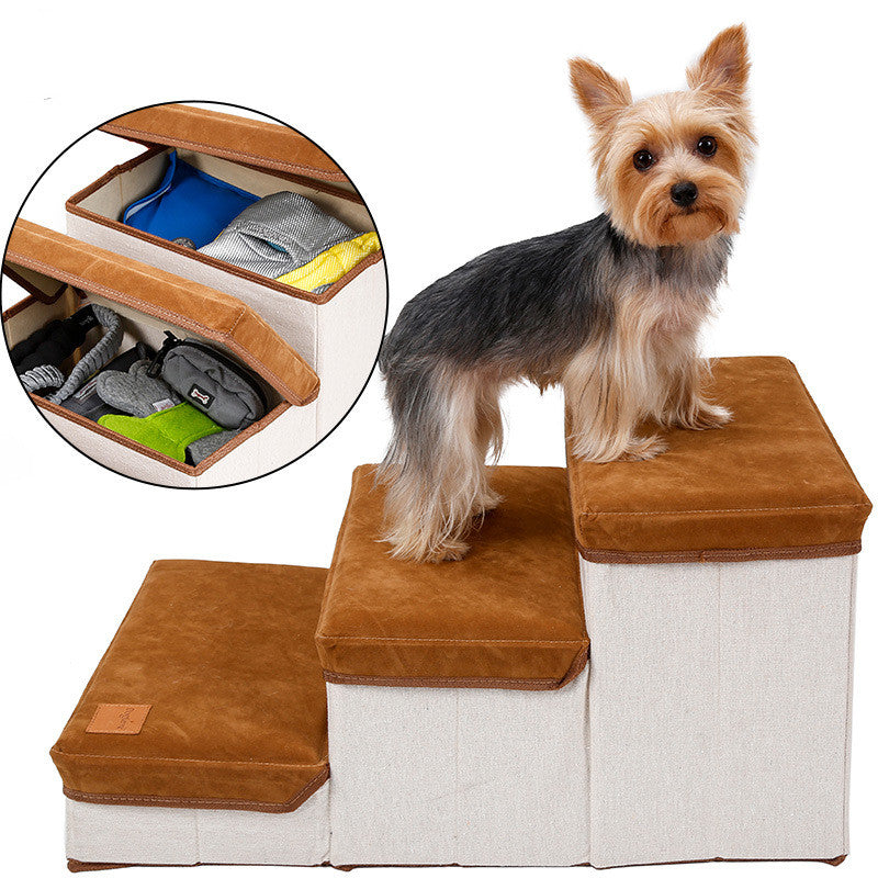 Foldable Storage Dog Stairs