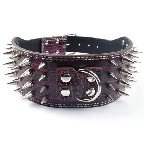Pu Leather Big Dog Collar