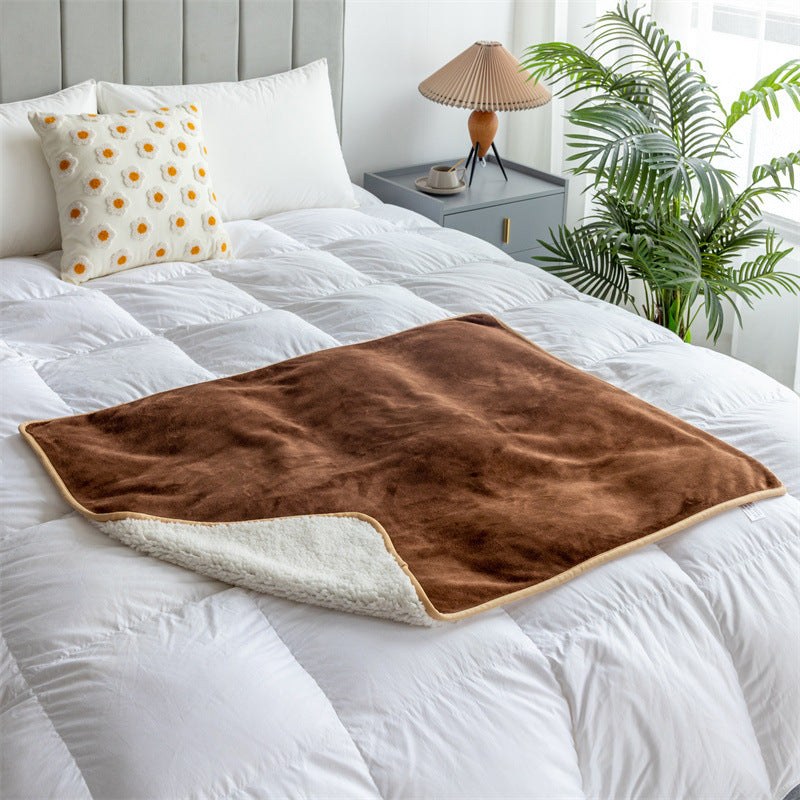 Washable Waterproof Lambswool Dog Blanket