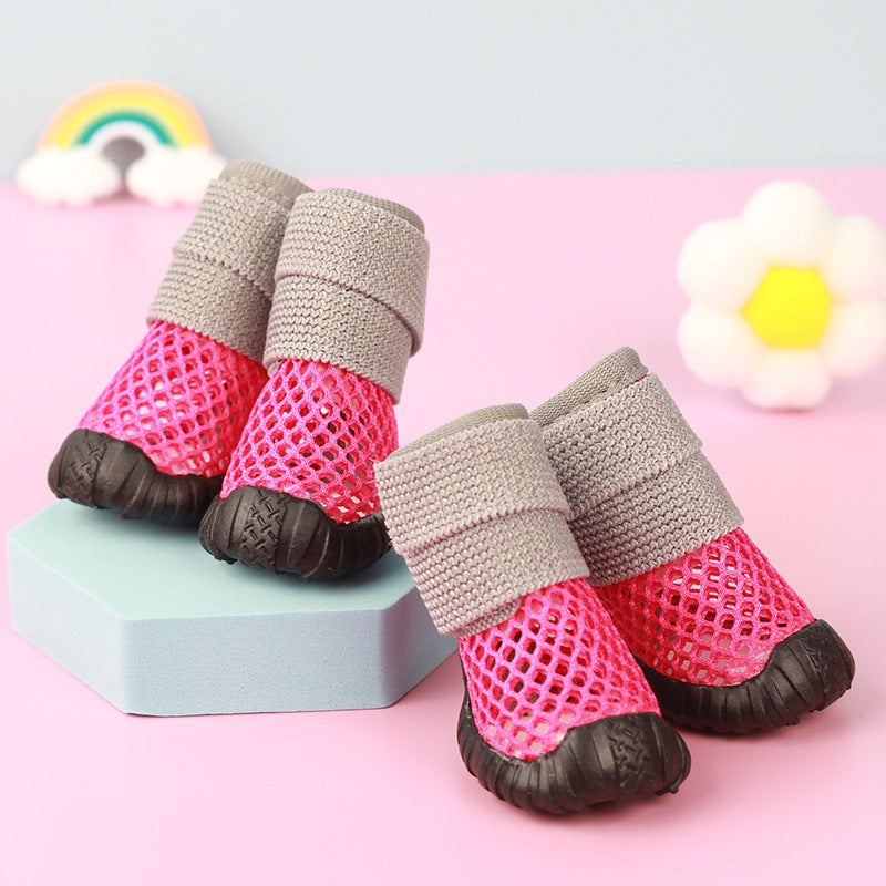 Elastic Soft Sticky No Heel Slippage Shoes Wear-Resistant 4 Soft Bottom Non-Slip