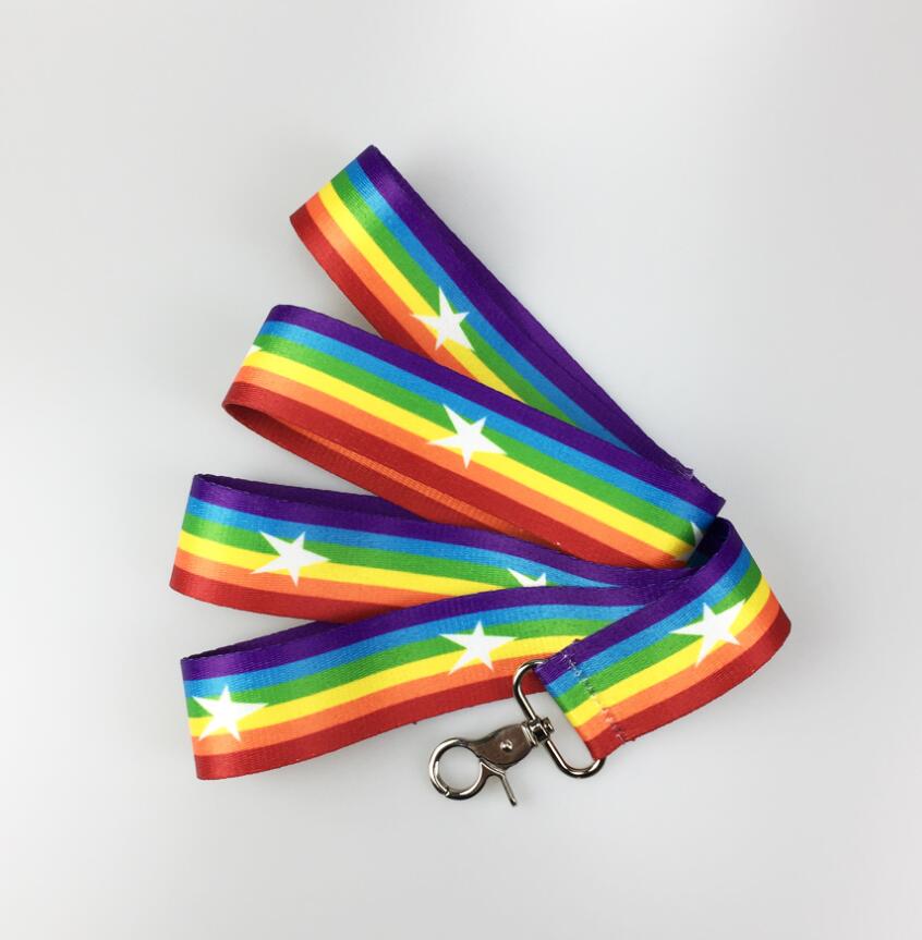 Rainbow Dog Chain Leash