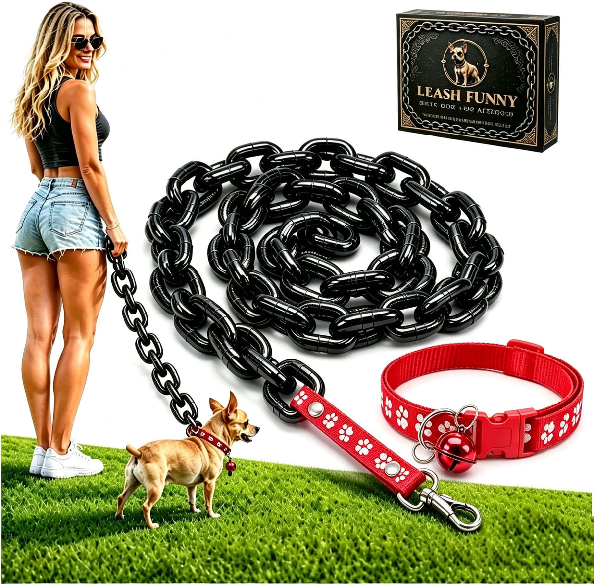 Pet Leash For Small Dogs Black