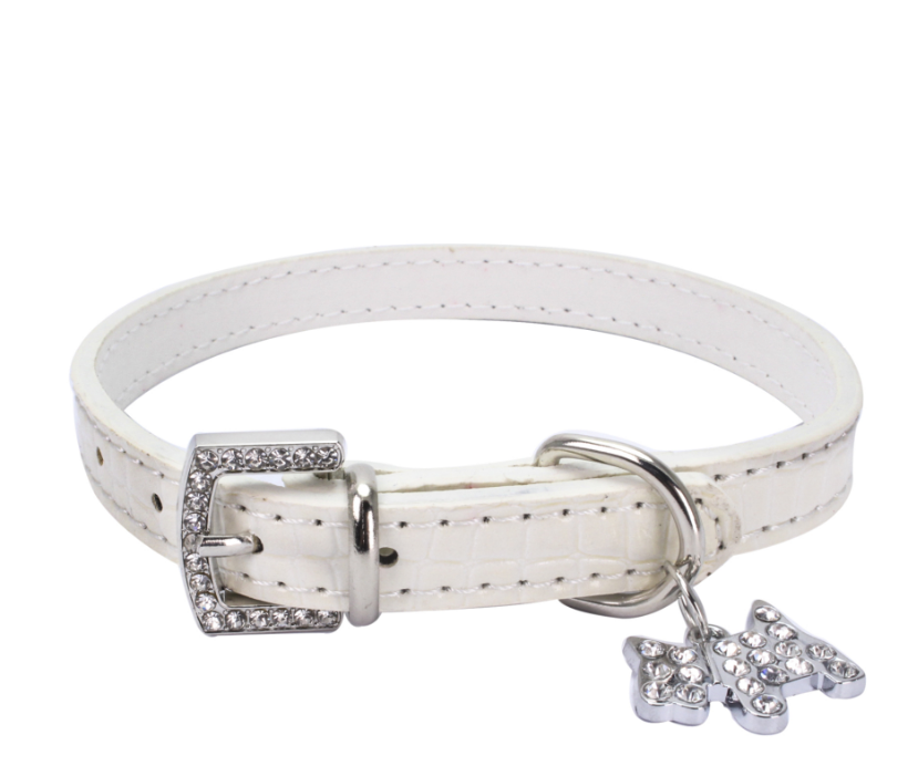Pattern Puppy Charm Pet Collar Dog Chain Dog Ring