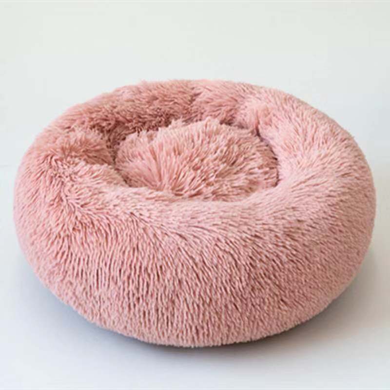 Washable Round Plush Pet Kennel