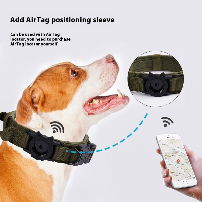 Tactical Collar Locator Protective Cover Dog Training Explosion-Proof Collar
