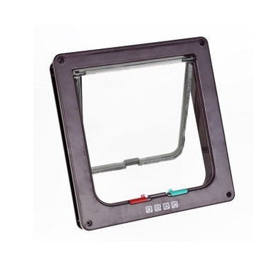 4 Way Lockable Pet Door Security Flap Door Abs Plastic