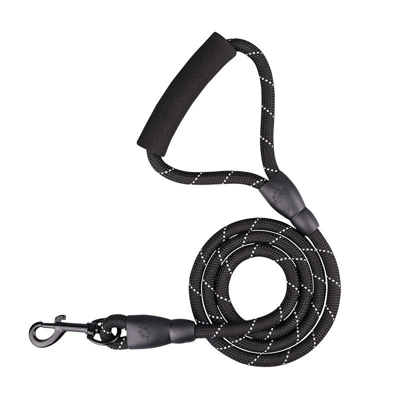 Reflective Pet Leash With Burst-Resistant Webbing
