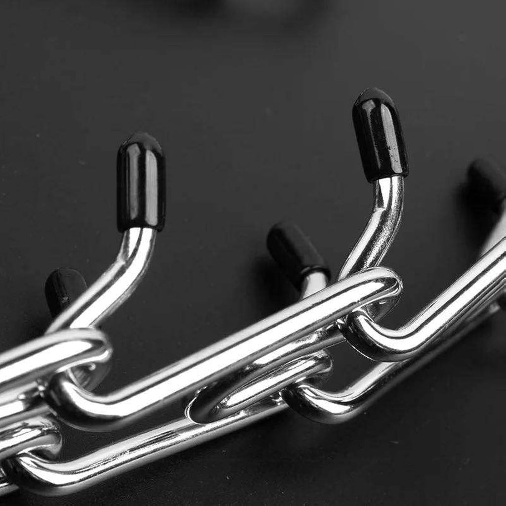 Pet Supplies Large Pinch Collar Dog Prong Collar Dog Training Collar Medium And Small Dogs Stainless Steel Adjustable With Comfort Rubber Ti