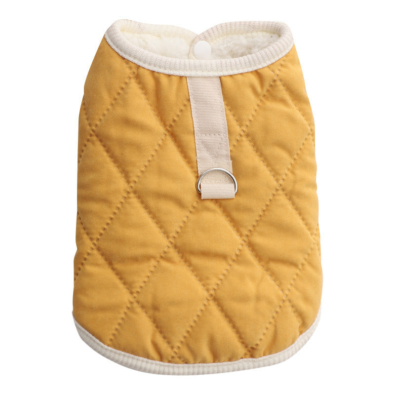 Autumn And Winter Small Dog Vest Coat
