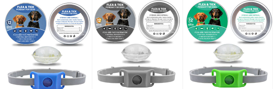 Pet Insect Repellent Button Collar Capsule Suit
