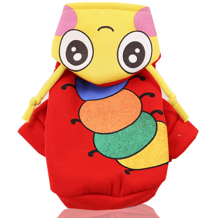 Two-Legged Cotton Coat Cartoon Transformed Into Small And Medium-Sized Dog