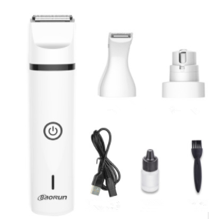 Pet Shaver With Nail And Trimmer Blades