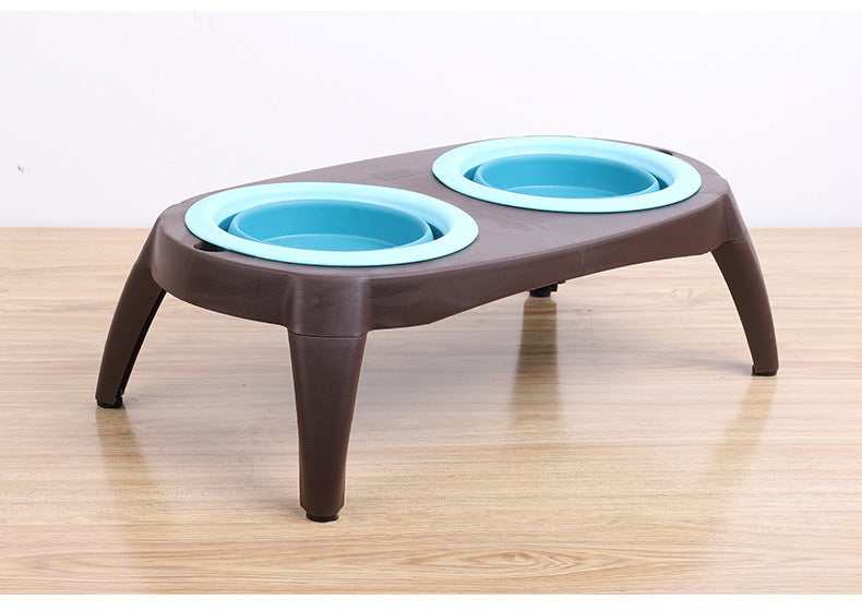 Folding Double Pet Bowl
