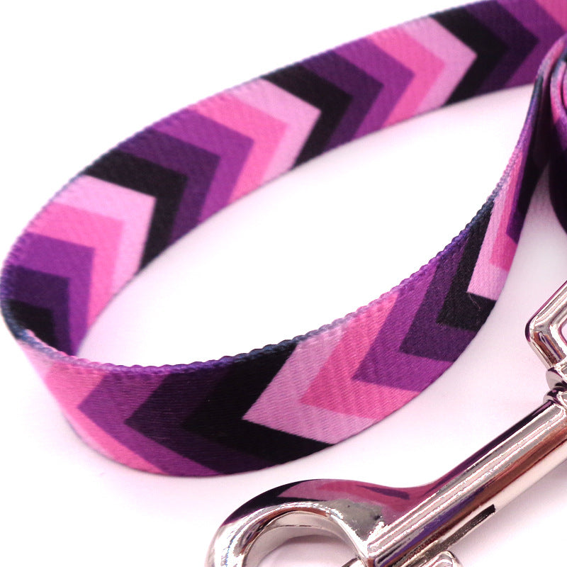 Color Stripe Digital Printing Gradient Pet Strap