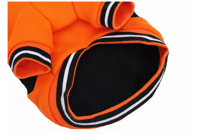 Halloween Pumpkin Dog Sweater Costume