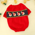 Red Acrylic Pet Christmas Sweater