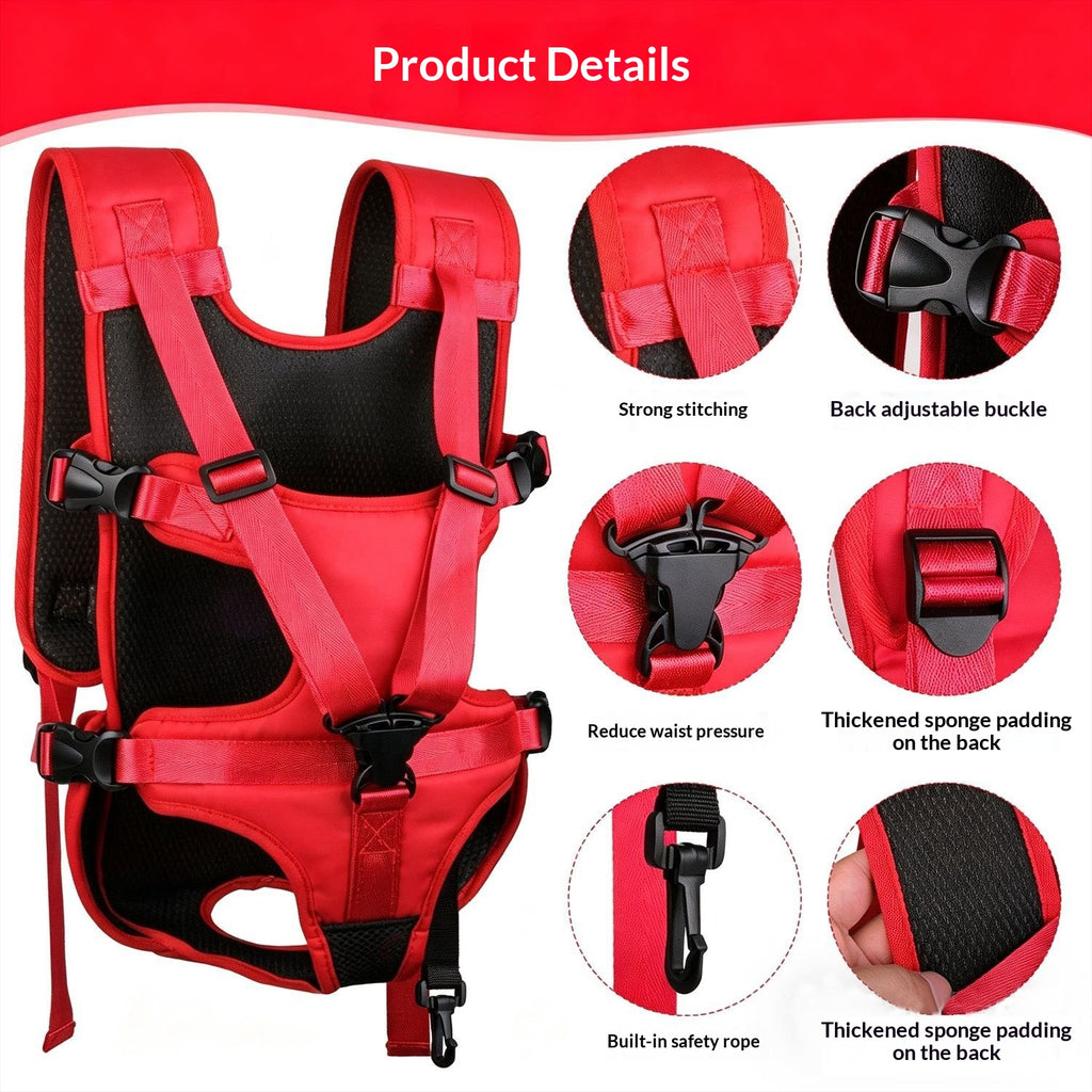 Enclosed Wrap-Around Pet Backpack for Small Dogs