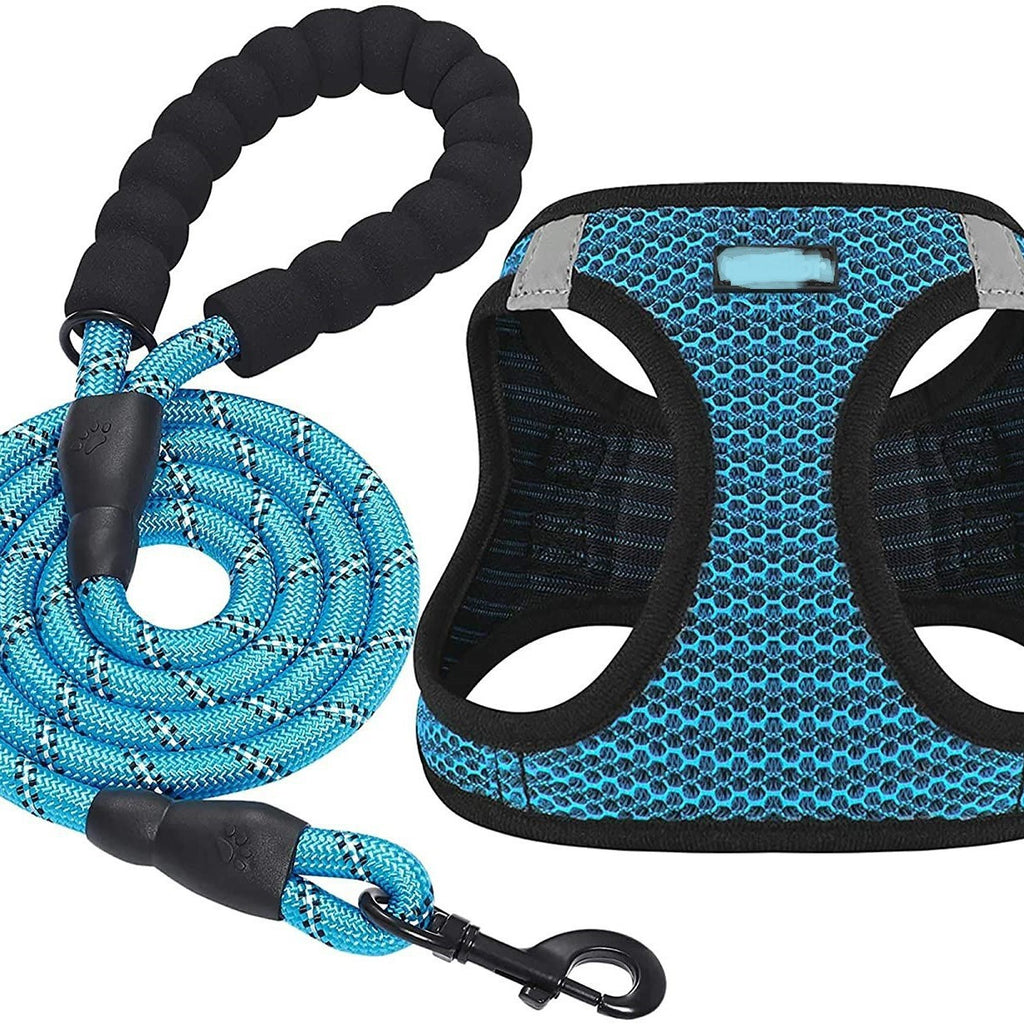 New Pet Harness With Vest-Style Leash and Rope