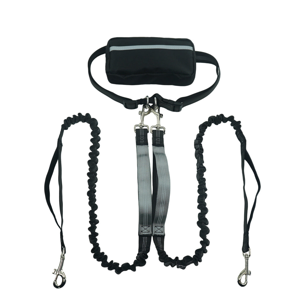 Portable Running Waist Pack With Dog Leash