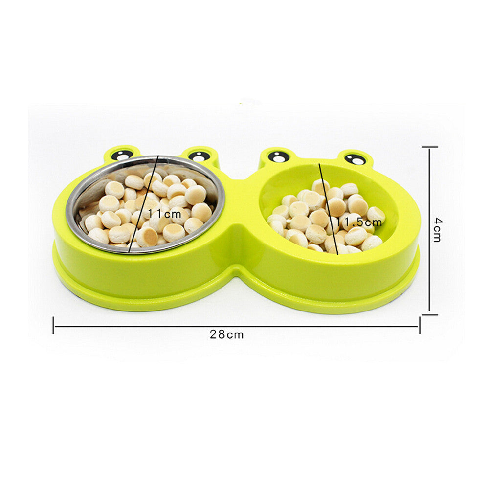 Double Pet Bowl For Food And Water