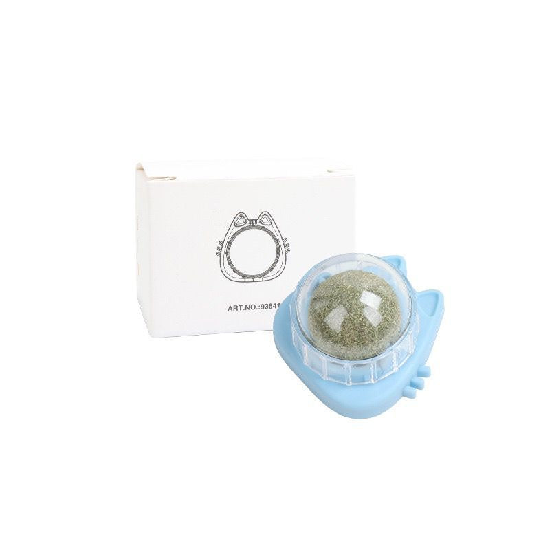Rotating Catnip Ball Pet Toy