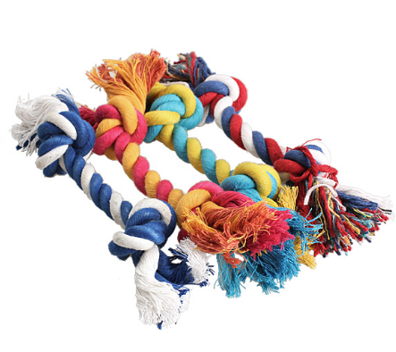 Bite-Resistant Cotton Dog Rope Toy
