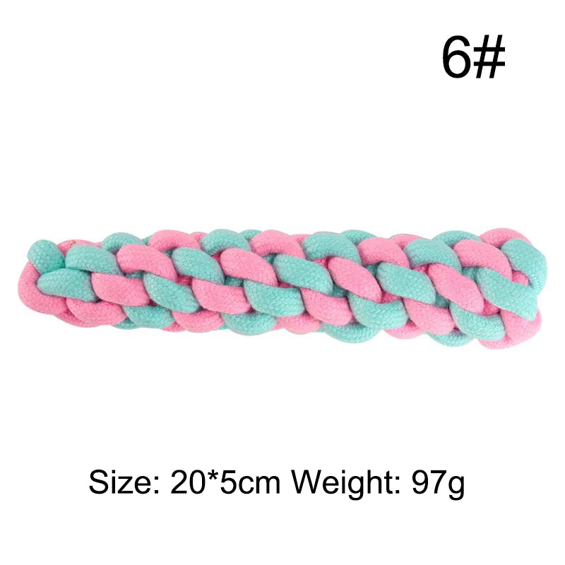 Pet Cotton Rope Knot Toy Combination Bite-Resistant Molar Dog Toy