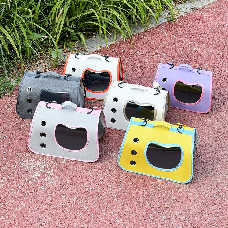 Pet Outing Portable Crossbody Breathable Large Capacity Single-Shoulder Bag
